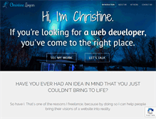 Tablet Screenshot of christine-logan.com